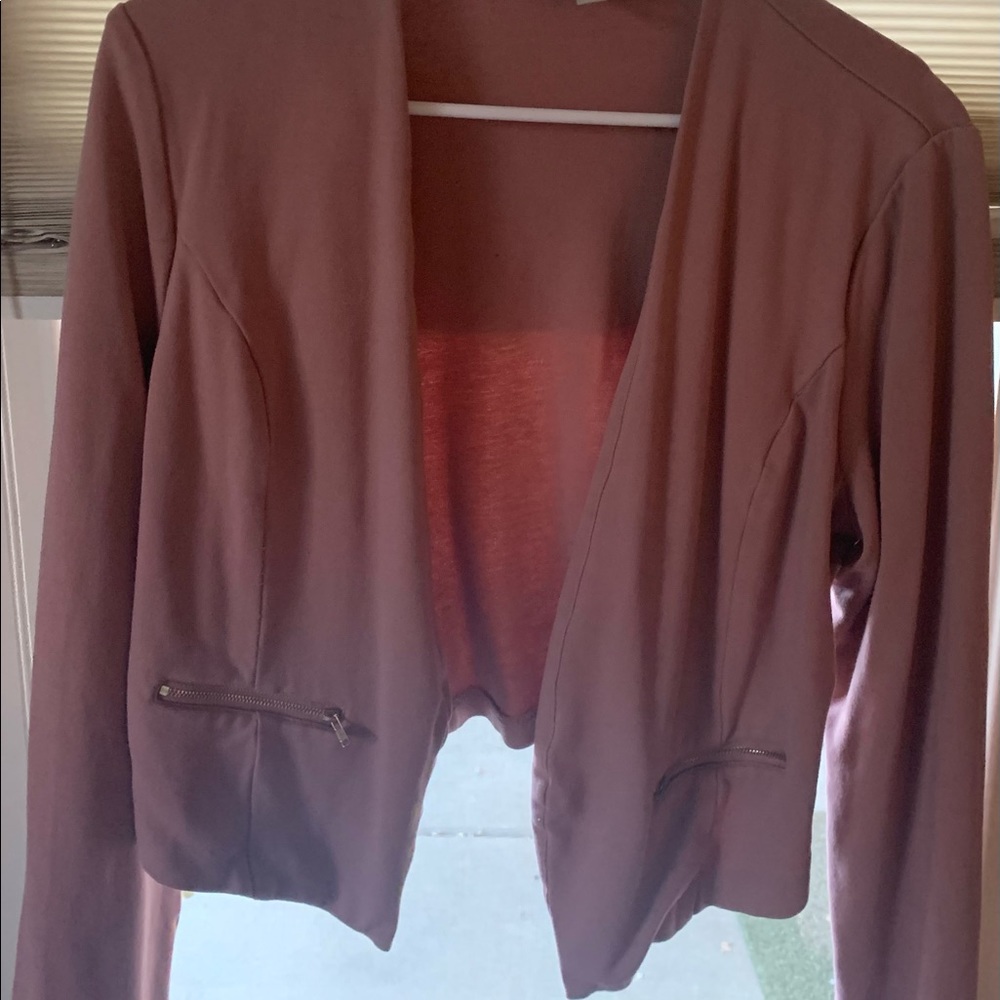 Dusty Pink Charlotte Russe Blazer